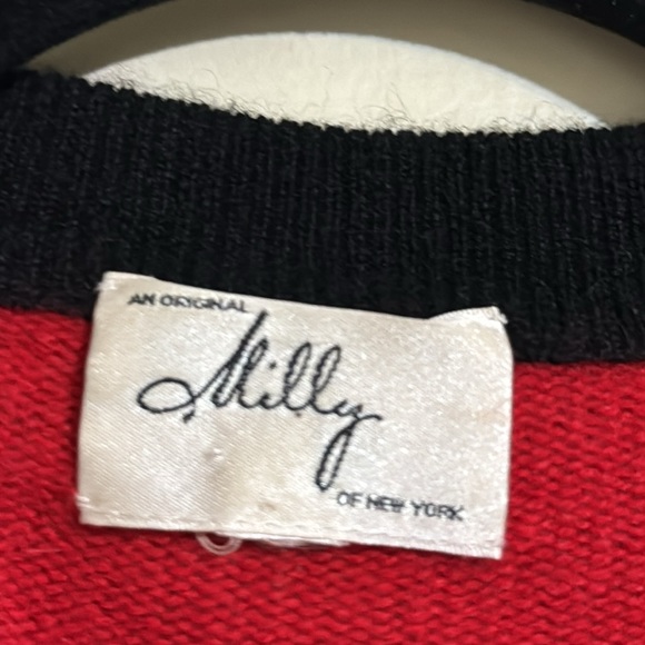 Milly of New York vintage cashemere cardigan - Picture 2 of 8